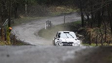 Škoda Fabia R5 při testech u Malont na Českokrumlovsku. Za volantem seděl... Škoda Fabia R5 při testech u Malont na Českokrumlovsku. Za volantem seděl...