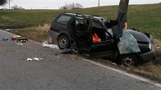 Tragická nehoda u Lhenic na Prachaticku. Tragická nehoda u Lhenic na Prachaticku.