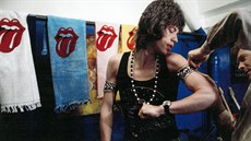 Mick Jagger v zákulisí amerického turné k albu Exile on Main Street v roce 1972... Mick Jagger v zákulisí amerického turné k albu Exile on Main Street v roce 1972...