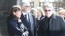 Jií Bartoka na pohbu Miroslava Ondíka (7. dubna 2015)