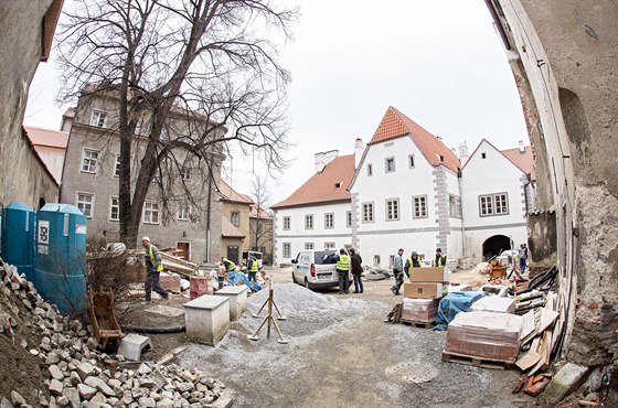 Oprava kláter v eském Krumlov