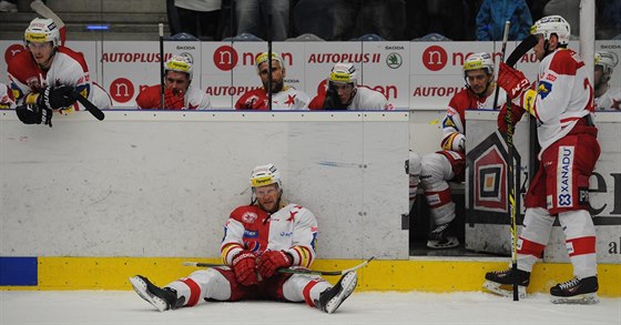 Slvist smutn po sestupu z hokejov extraligy.