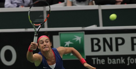 Caroline Garciaová v semifinále Fed Cupu bojuje s Lucií afáovou.