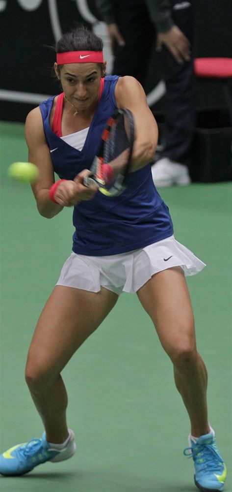 Caroline Garciaová v semifinále Fed Cupu bojuje s Lucií afáovou.