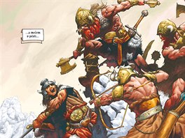 Z komiksu Kolosln Conan