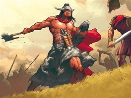 Z komiksu Kolosln Conan