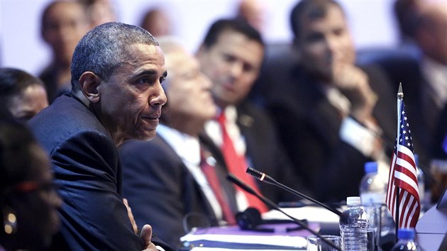 Obama na jednn v Panam. (11. dubna 2015)