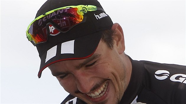 Nmeck cyklista John Degenkolb - astn a usmvav vtz slavnho zvodu Pa-Roubaix.