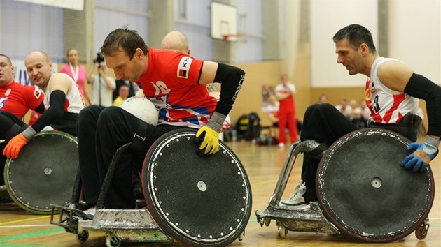 ampiont handicapovanch ragbist odstartoval v pondl duel eskho tmu s Polskem.