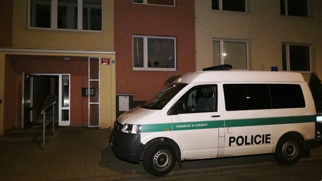 Kriminalist z prask mordparty e ppad nsiln smrti dvaasedmdestiletho mue, kterho nali v jednom z byt v Bukoveck ulici v praskch Letanech (13.4.2015)