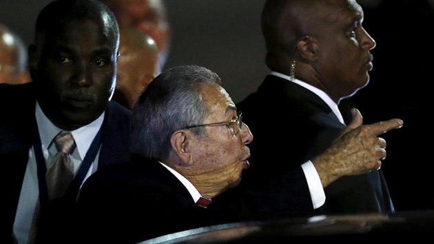 Kubnsk prezident Ral Castro pijd na summit americkch zem v Panam (10. dubna 2015).
