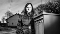 Petra Kučerová, vedoucí vesnické pošty ve Smolotelech na Příbramsku. Petra Kučerová, vedoucí vesnické pošty ve Smolotelech na Příbramsku.