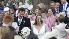 Andy Murray a Kim Searsová se vzali ve skotském Dunblane.