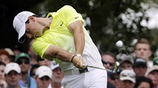 Rory McIlroy ve finálovém kole turnaje Masters v August.