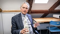 Richard Dawkins pi rozhovoru s Technet.cz na festivalu Academia Film Olomouc...