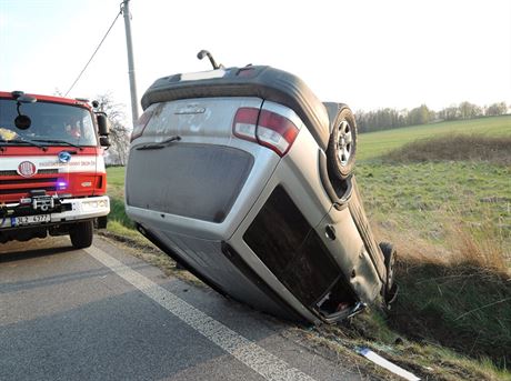 Dopravní nehoda u Frýdlantu.