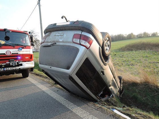 Dopravní nehoda u Frýdlantu.