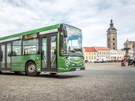 Na nmst Pemysla Otakara II. v eskch Budjovicch je nyn zastvka MHD.