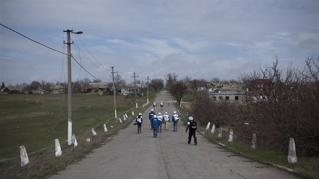 Pozorovatel OBSE v yrokyne (18. dubna 2015)