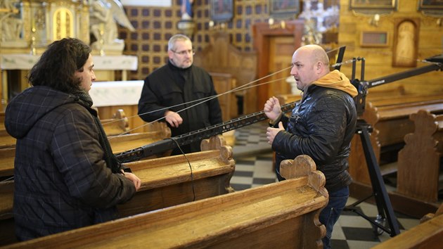 tb navtvil tak kostel ve Velkch Karlovicch.