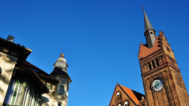 Evangelick kostel nedaleko Husova sadu v centru