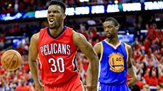 Norris Cole z New Orleans v utkání s Golden State.