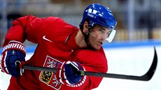 Jaromír Jágr na tréninku hokejové reprezentace. Jaromír Jágr na tréninku hokejové reprezentace.