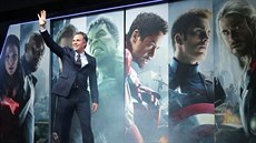 Mark Ruffalo na londýnské premiée Avengers: Age of Ultron (21. dubna 2015)