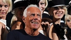 Giorgio Armani (Miláno, 24. září 2011) Giorgio Armani (Miláno, 24. září 2011)