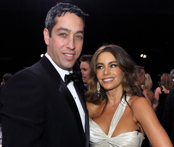 Nick Loeb a Sofia Vergara (Los Angeles, 27. ledna 2013)