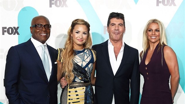 Porota show X Factor: L.A. Reid, Demi Lovato, Simon Cowell a Britney Spears (2012)