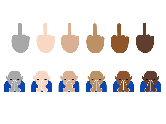Nová sada emotikon Windows 10 bude rasov korektní.