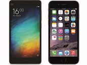 Xiaomi mi4i a Apple iPhone 6