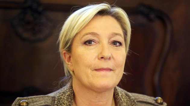 fka Nrodn fronty Marine Le Penov pi mezinrodn konferenci Evropsk mr a prosperita po EU v Praze. (6. kvtna 2015)
