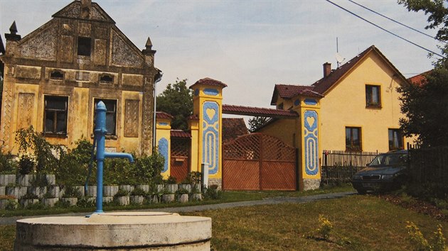 Dm v Plzni-Hraditi, kde rodina Anny Kubov (dve Mrzov) ubytovala v roce 1945 americkho vojka Roberta Gilberta.