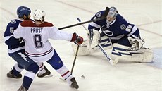 Brandon Prust z Montrealu byl sice hodn tísnn Jasonem Garrisonem, pesto...