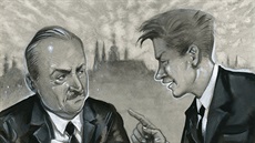 Albert Pražák, vážený literární vědec a nestraník a za komunisty Josef... Albert Pražák, vážený literární vědec a nestraník a za komunisty Josef...