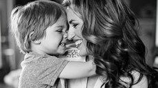 Lucie Křížková se synem Davidem Lucie Křížková se synem Davidem