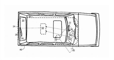 Patent skupiny Jaguar Land Rover na ovládání zadního strae oima