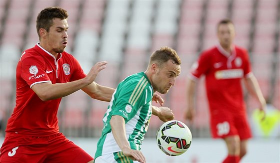 Momentka ze zápasu Brno - Bohemians