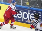 eský útoník Jan Ková slaví gól proti Finsku.