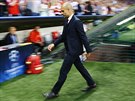 PÍCHOD KOUE. Pep Guardiola, trenér Bayernu Mnichov, ped semifinálovou...