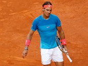 Rafael Nadal ve finle turnaje v Madridu.