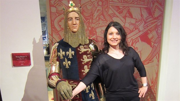 tenka Da v londnskm muzeu voskovch figur  Madame Tussauds v dob, kdy jet sama bojovala s nadvhou.