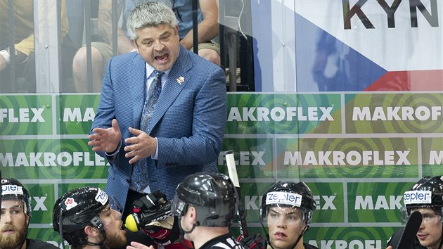 Kanadský kouč Todd McLellan během semifinále s Českem