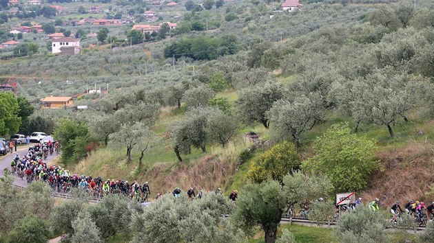 Momentka z 8. etapy Giro dItalia