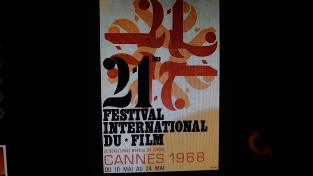Plakt 21. ronku filmovho festivalu v Cannes roku 1968