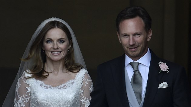 Novmanel Geri Halliwellov a Christian Horner (Woburn, 15. kvtna 2015)