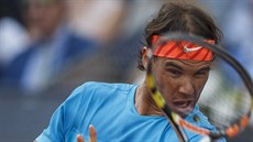 Rafael Nadal ve finále na turnaji v Madridu.