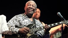 B. B. King na snímku z roku 2013.